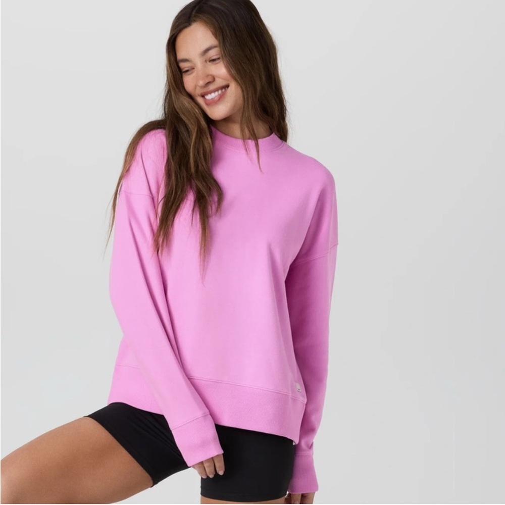 Vuori Sedona Weekender Crew- Azalea Pink